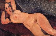 Nu Couche Aux Bras Leves Amedeo Modigliani